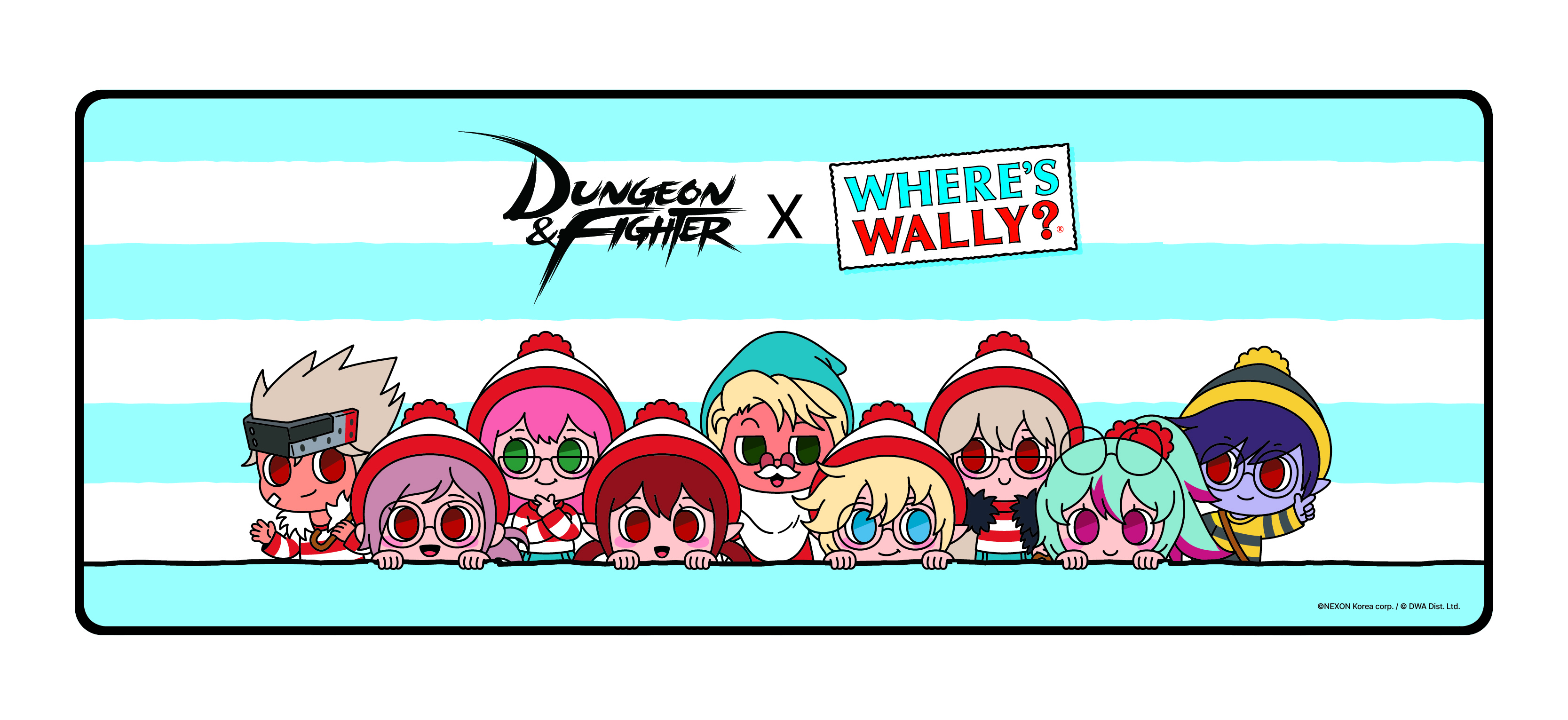 던파 X WALLY 데스크 매트