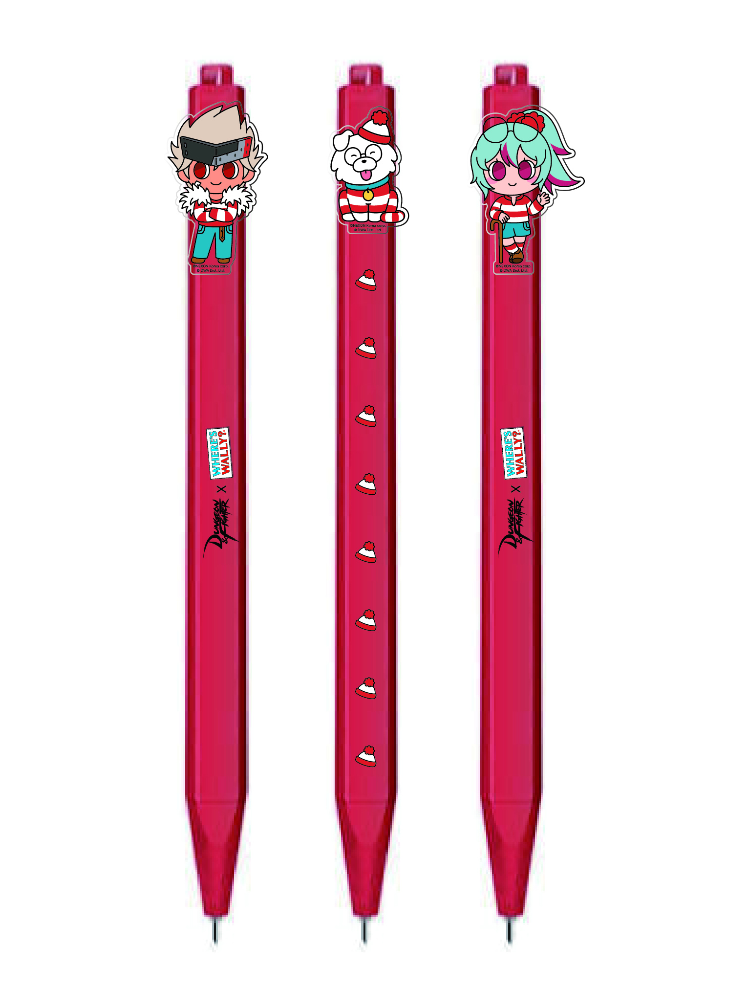 던파 X WALLY 아크릴 펜 세트2