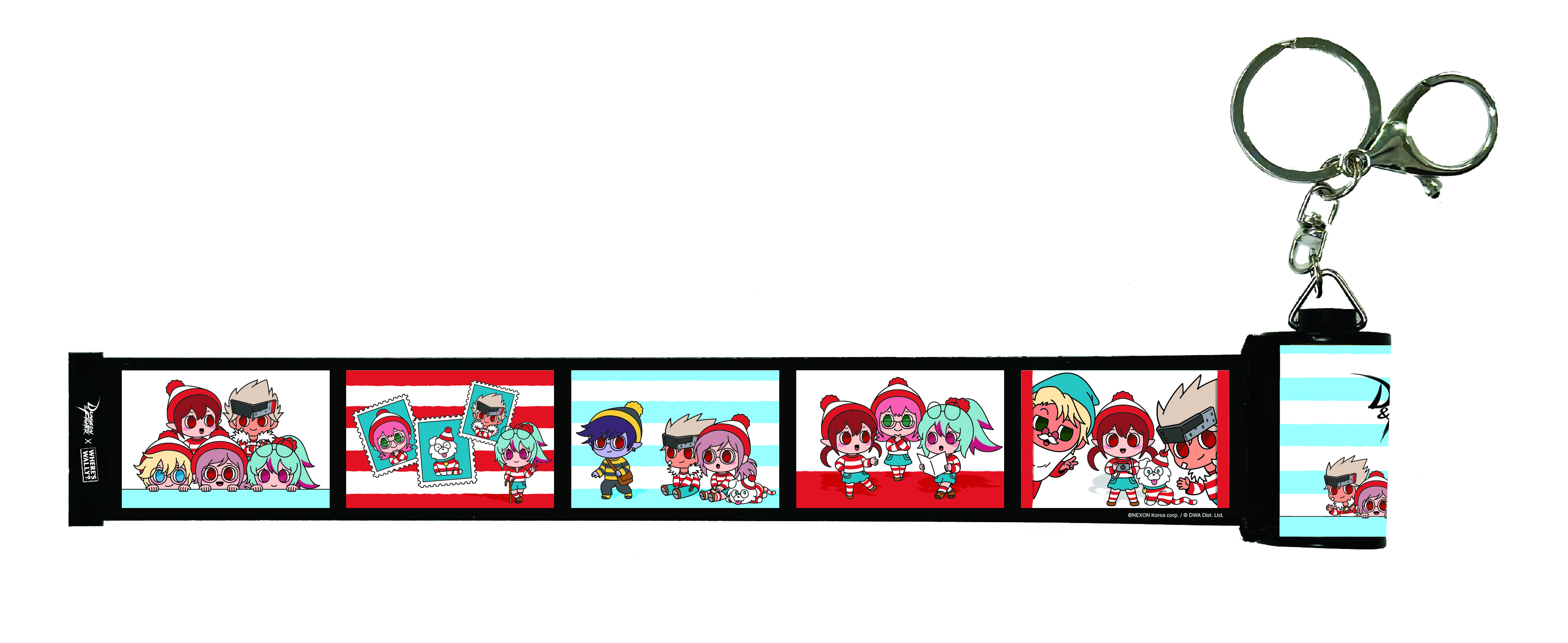 던파 X WALLY 필름 키링