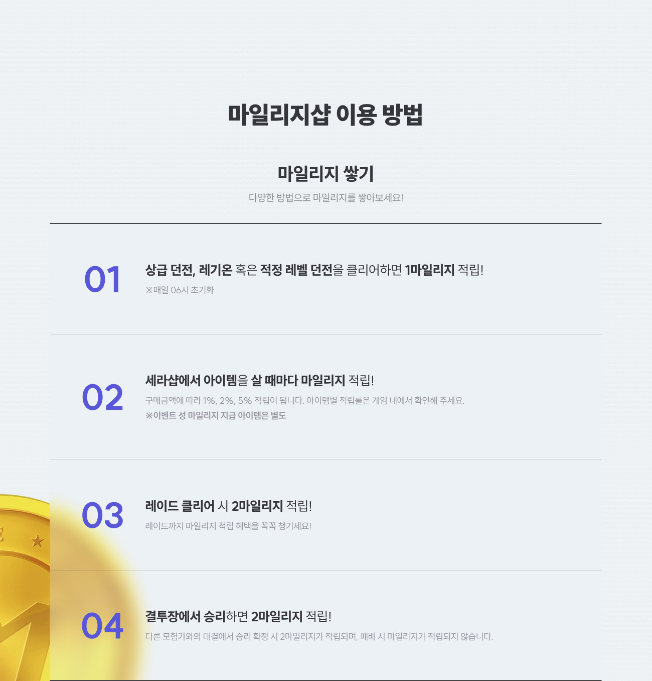 마일리지샵 이용 방법